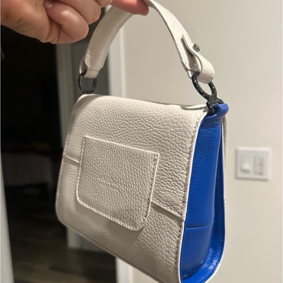 Min & Mon Mini Crossbody Handbag - Limited Edition White/Blue - Picture 6 of 8
